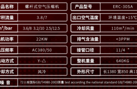 22W螺桿式空壓機(jī)規(guī)格型號(hào)-[廣西意朗]