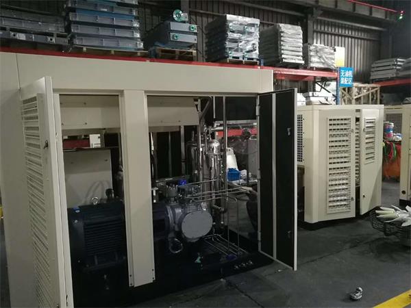 變頻無油螺桿式空壓機